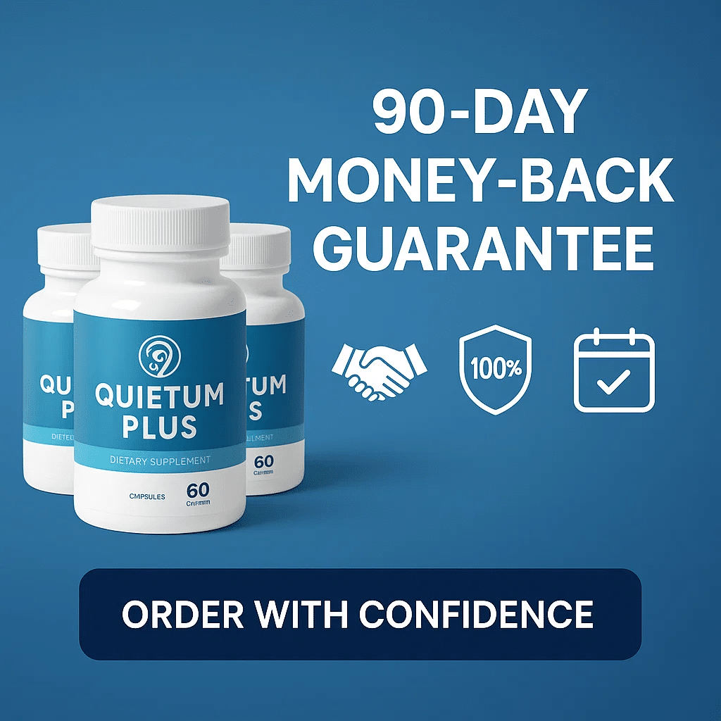 Quietum Plus Money Back Guarantee Badge - Try Quietum Plus
